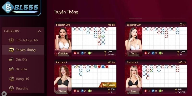 Nhiều sảnh cược hấp dẫn cho hội viên lựa chọn.